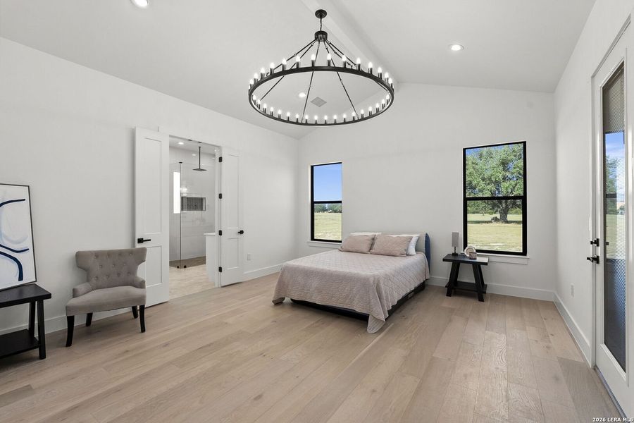 Furnished interior view inside a new home in , Bandera (Image 5).