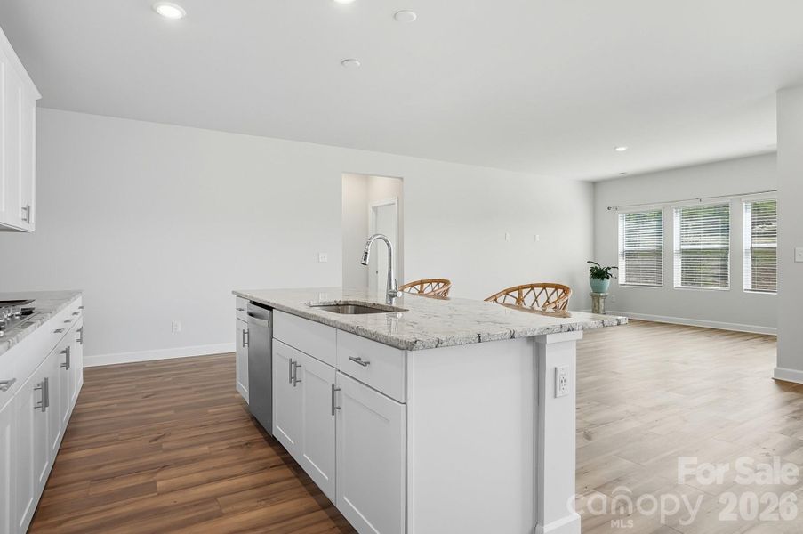 Furnished interior view inside a new home in Solena at the Vineyards II, Charlotte (Image 15).