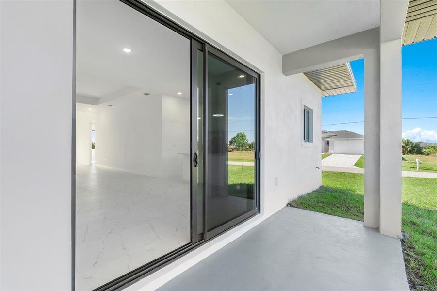 Exterior details and patio area of a home in , Cape Coral (Image 3). Exterior details and patio area of a home in , Cape Coral (Image 3).