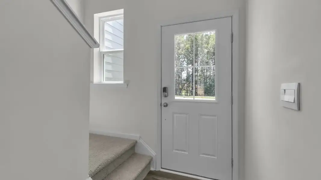 Spacious, unfurnished interior of a new home in The Townes at Prestleigh, Wake Forest (Image 11). Spacious, unfurnished interior of a new home in The Townes at Prestleigh, Wake Forest (Image 11).