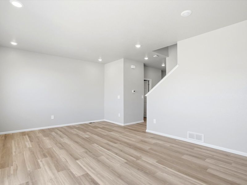 Spacious, unfurnished interior of a new home in Lorson Ranch: The Trail Collection, Colorado Springs (Image 8).