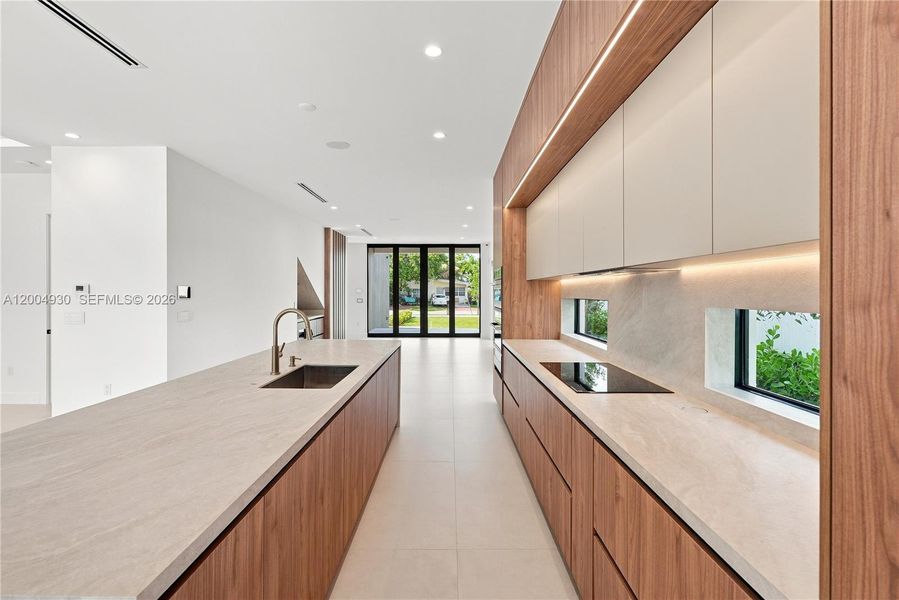 Furnished interior view inside a new home in , Miami (Image 12).