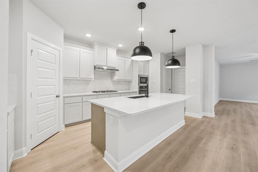 Furnished interior view inside a new home in Karis - Cottage Series, Crowley (Image 8).