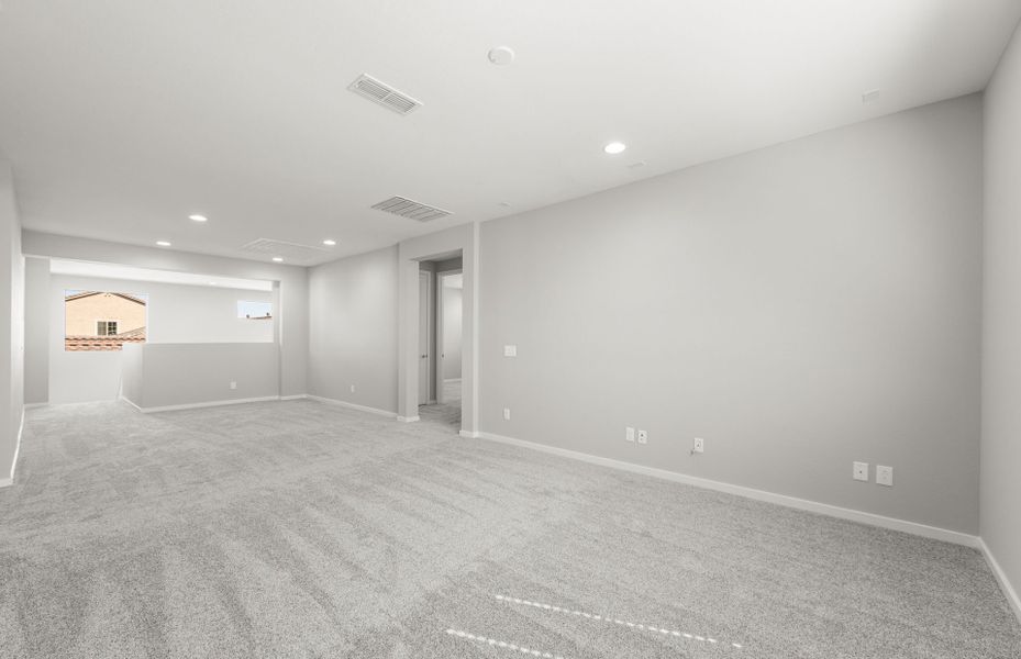 Spacious, unfurnished interior of a new home in Harvest - Enchantment Series, Queen Creek (Image 22). Spacious, unfurnished interior of a new home in Harvest - Enchantment Series, Queen Creek (Image 22).