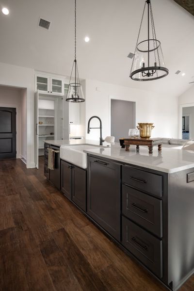 Furnished interior view inside a new home in Greens Prairie Reserve, College Station (Image 34).