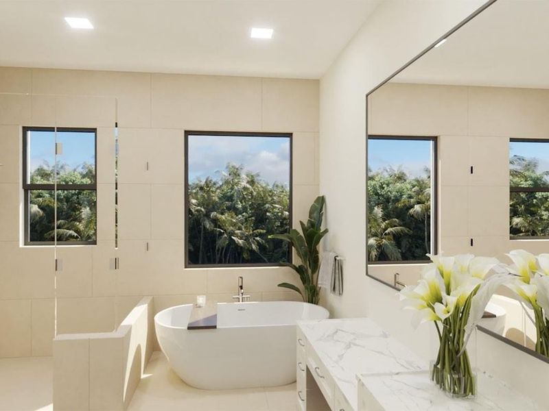 Furnished interior view inside a new home in , West Palm Beach (Image 5).