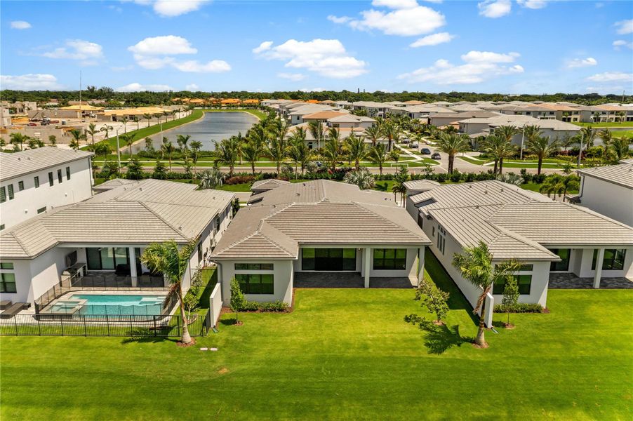 Front exterior of a new home in , Boca Raton, FL, highlighting curb appeal (Image 29). Front exterior of a new home in , Boca Raton, FL, highlighting curb appeal (Image 29).