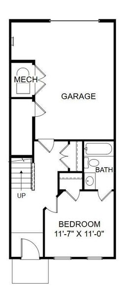 2D floor plan layout of this home in Westpark at Cane Bay, Summerville, SC (Image 4). 2D floor plan layout of this home in Westpark at Cane Bay, Summerville, SC (Image 4).