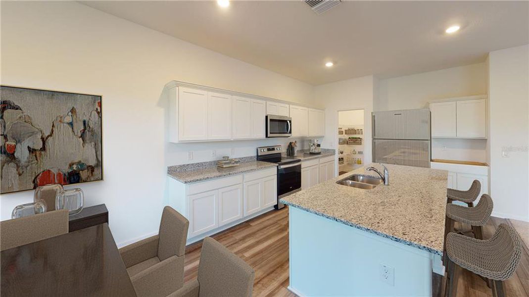 Furnished interior view inside a new home in Vista Walk, Dade City (Image 4). Furnished interior view inside a new home in Vista Walk, Dade City (Image 4).