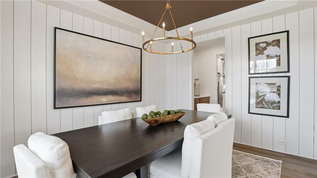 Furnished interior view inside a new home in , Dawsonville (Image 8).