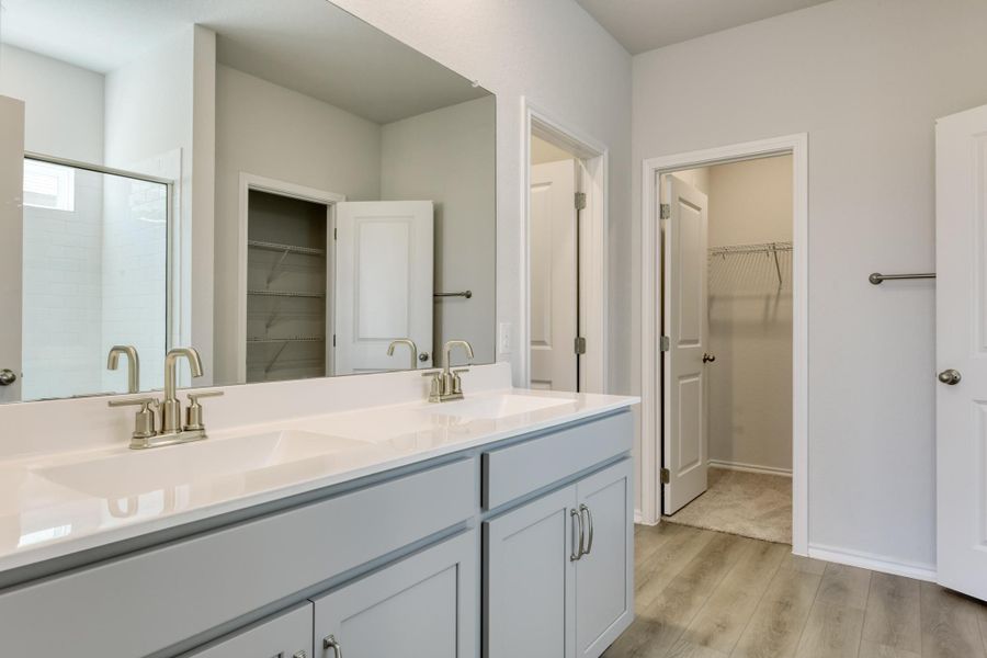 Representative furnished interior of a home built from the Cassidy by Ashton Woods in Cordova Trails, Seguin (Image 15).