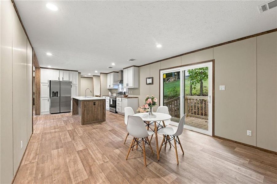 Furnished interior view inside a new home in , Clarkesville (Image 12).