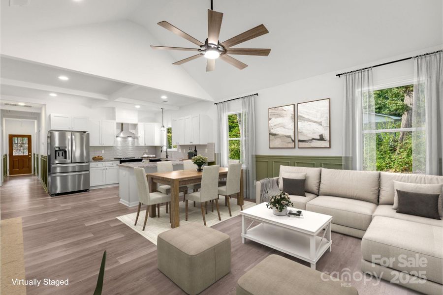 Furnished interior view inside a new home in , Shelby (Image 15).