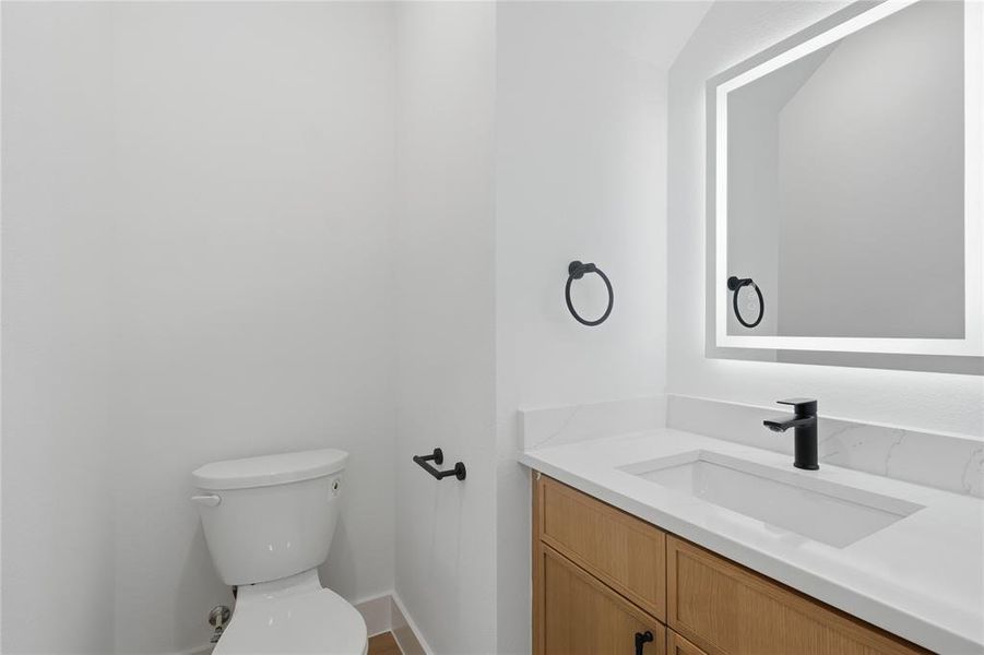 Furnished interior view inside a new home in , Dallas (Image 11).