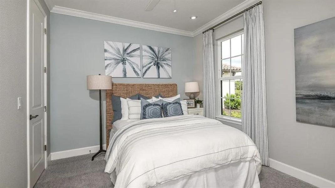 Furnished interior view inside a new home in Esplanade at Azario Lakewood Ranch, Bradenton (Image 22).