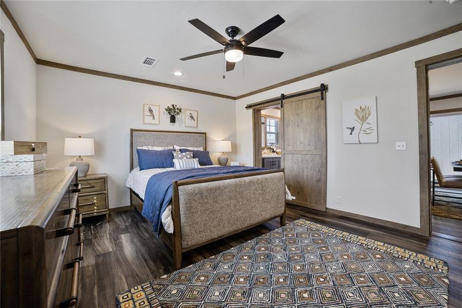 Furnished interior view inside a new home in , Poolville (Image 30).