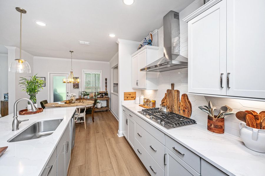 Furnished interior view inside a new home in Sea Island Preserve, Johns Island (Image 6).