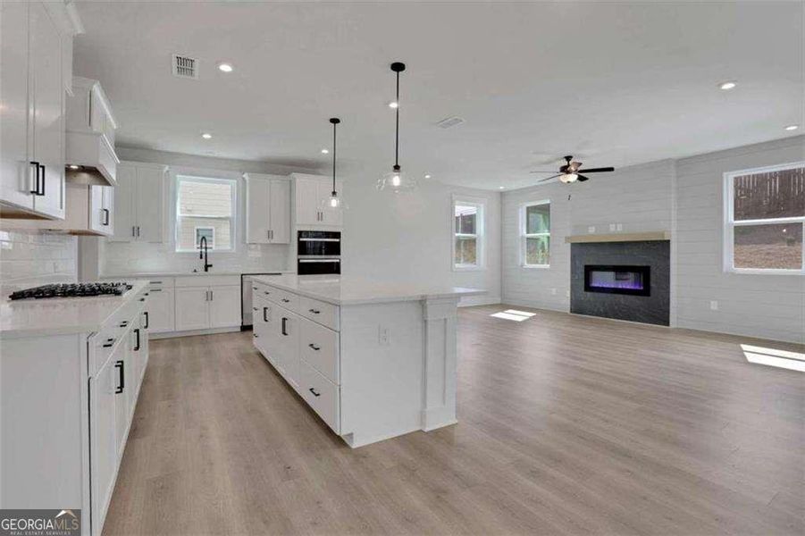 Furnished interior view inside a new home in The Paddocks at Doc Hughes, Buford (Image 11).