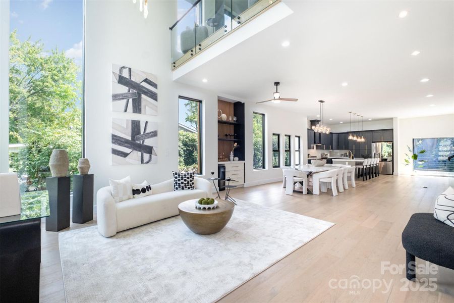 Furnished interior view inside a new home in , Charlotte (Image 11).