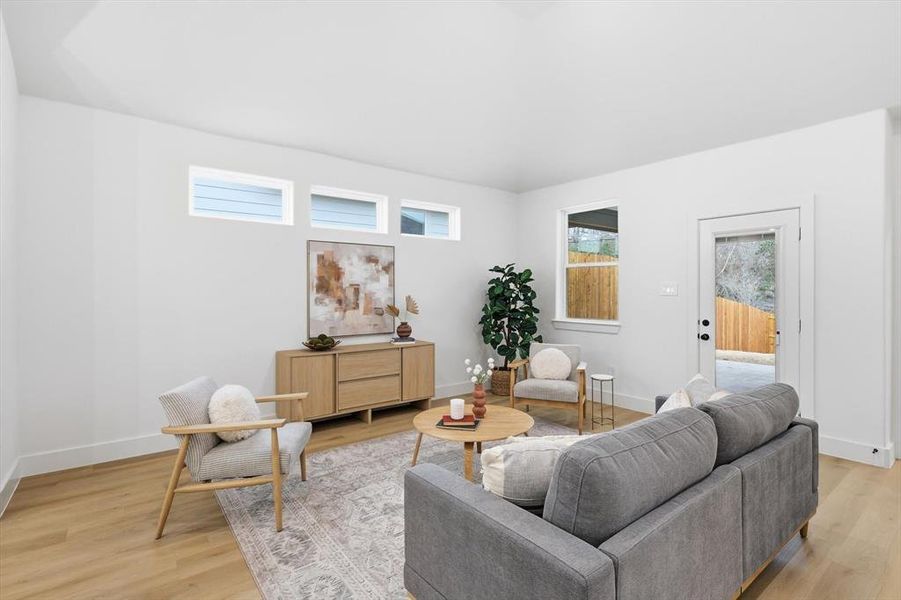 Furnished interior view inside a new home in , Fort Worth (Image 19).