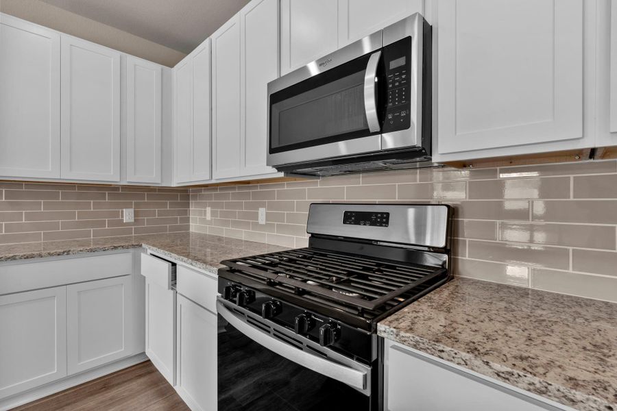 Furnished interior view inside a new home in Laurel Landing 50', Alvin (Image 6).