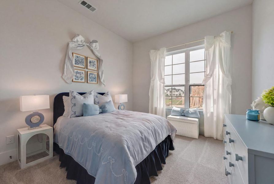 Furnished interior view inside a new home in Park Place, Prosper (Image 28).