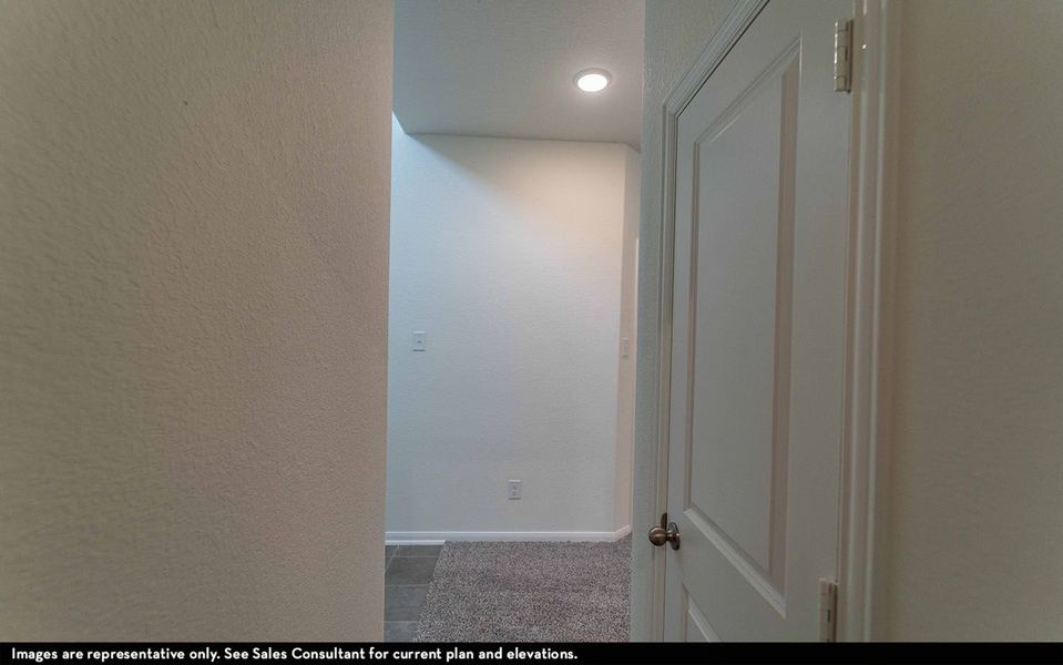 Representative unfurnished interior of a home built from the Lavaca by CastleRock Communities in Austin Colony, Brazoria (Image 9).