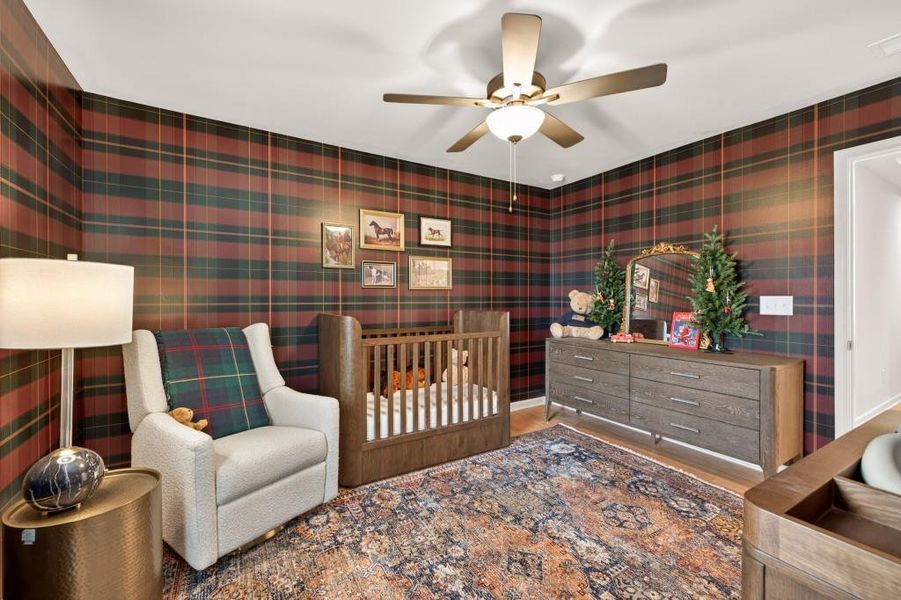 Furnished interior view inside a new home in Reunion, Flowery Branch (Image 36). Furnished interior view inside a new home in Reunion, Flowery Branch (Image 36).