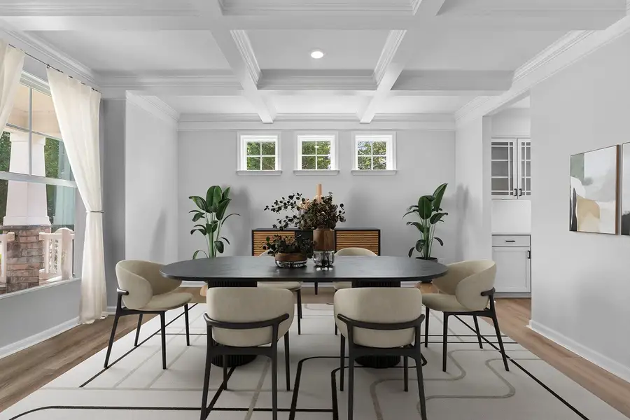 Representative furnished interior of a home built from the Keowee - Vanguard Collection by Mungo Homes in Scotts Hill Village, Wilmington (Image 4).