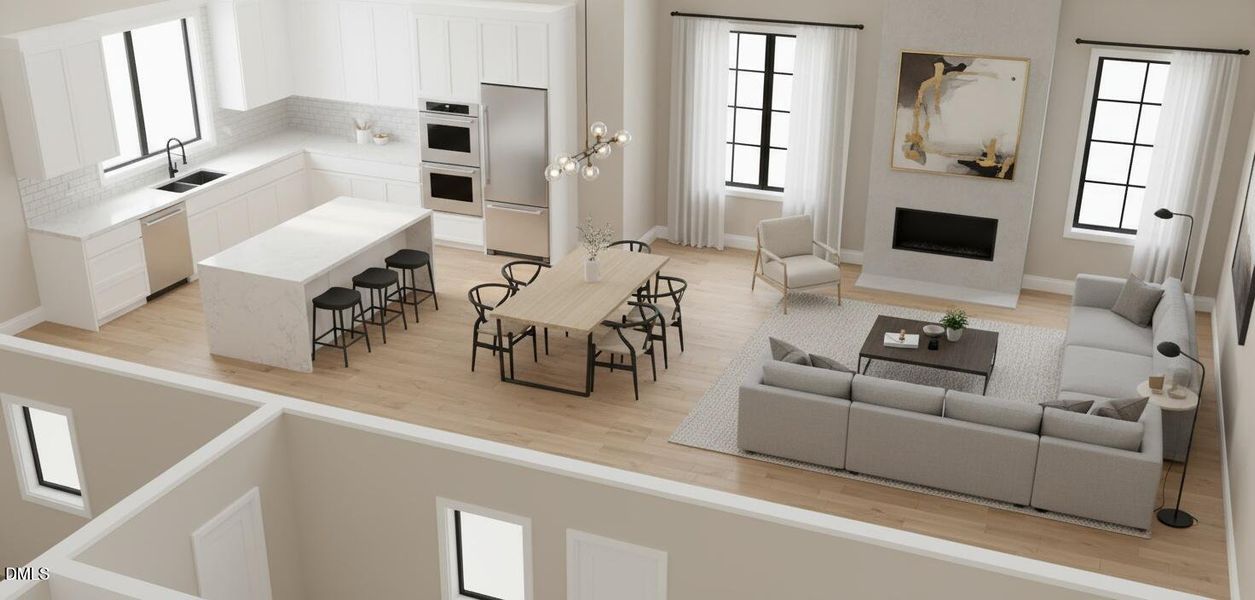 3D PLAN KITCHEN : LIVING ROOM 3D PLAN KITCHEN : LIVING ROOM