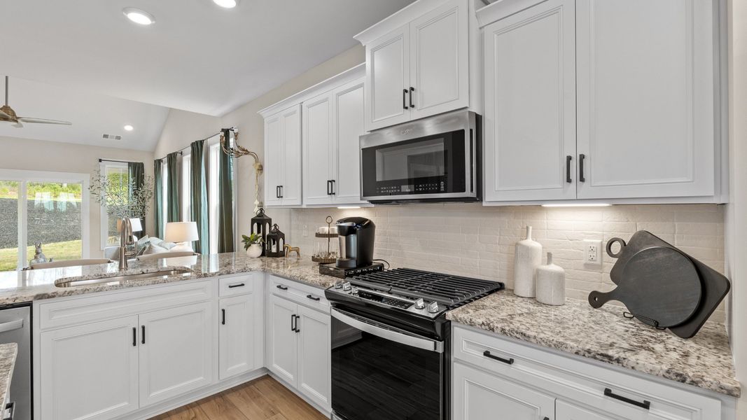 Representative furnished interior of a home built from the Finley by DRB Homes in Foxbank, Gray Court (Image 8).