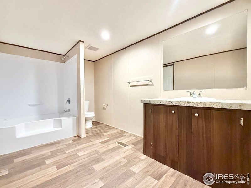 Furnished interior view inside a new home in , Eaton (Image 5).