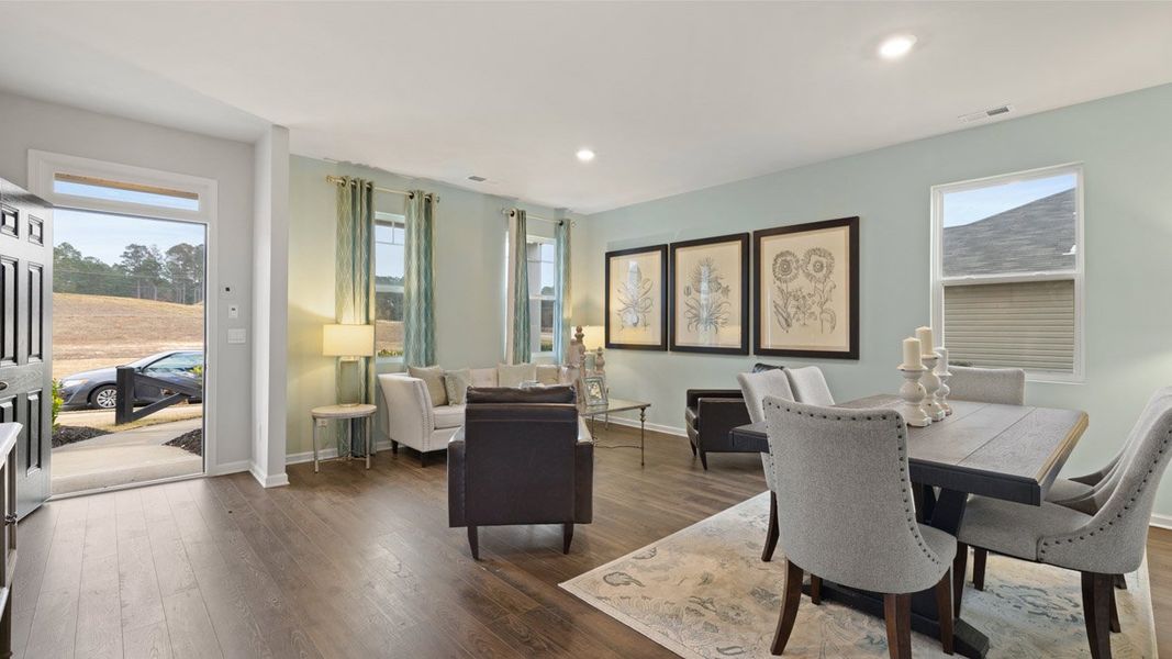 Representative furnished interior of a home built from the Mansfield by D.R. Horton in Estates at Deer Hollow, Grovetown (Image 5).