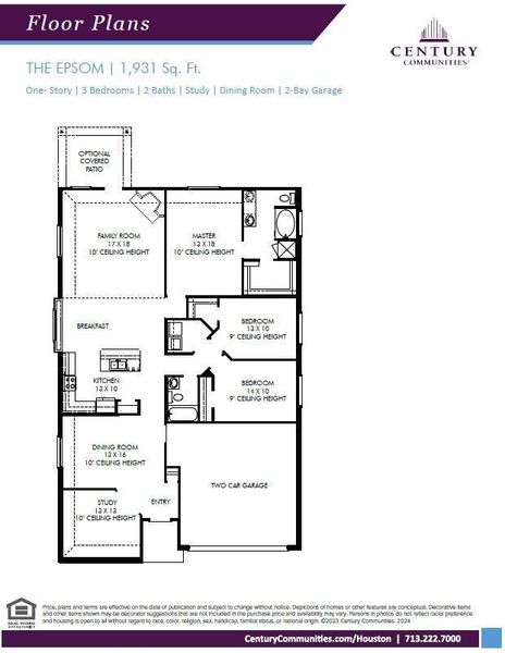 2D floor plan layout of this home in Audubon, Magnolia, TX (Image 4). 2D floor plan layout of this home in Audubon, Magnolia, TX (Image 4).