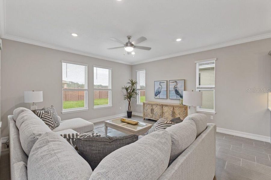 Furnished interior view inside a new home in Ocala Preserve, Ocala (Image 12).