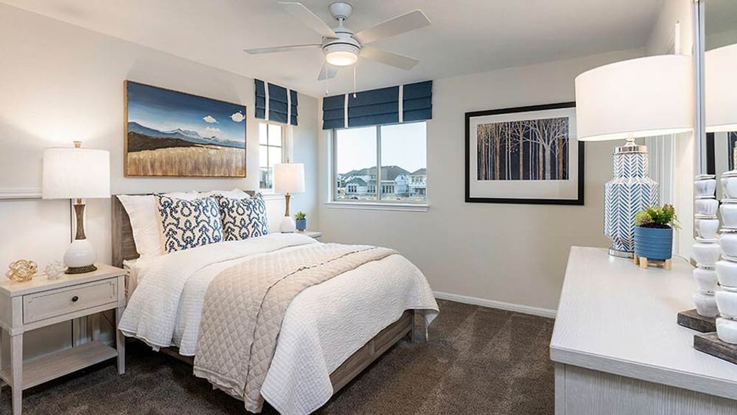 Furnished interior view inside a new home in Parkside on the River, Georgetown (Image 13).