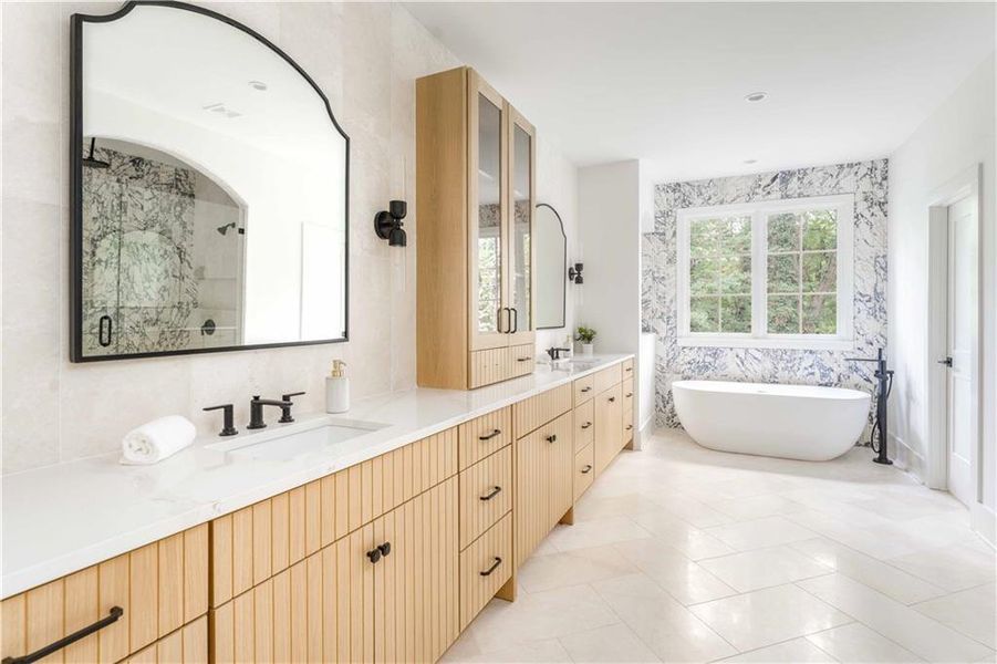 Furnished interior view inside a new home in , Atlanta (Image 31). Furnished interior view inside a new home in , Atlanta (Image 31).