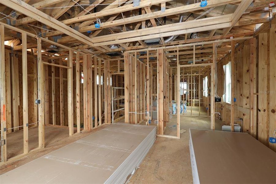 In-progress construction of a new home in Lake Star at Ovation, Winter Garden, FL (Image 21).