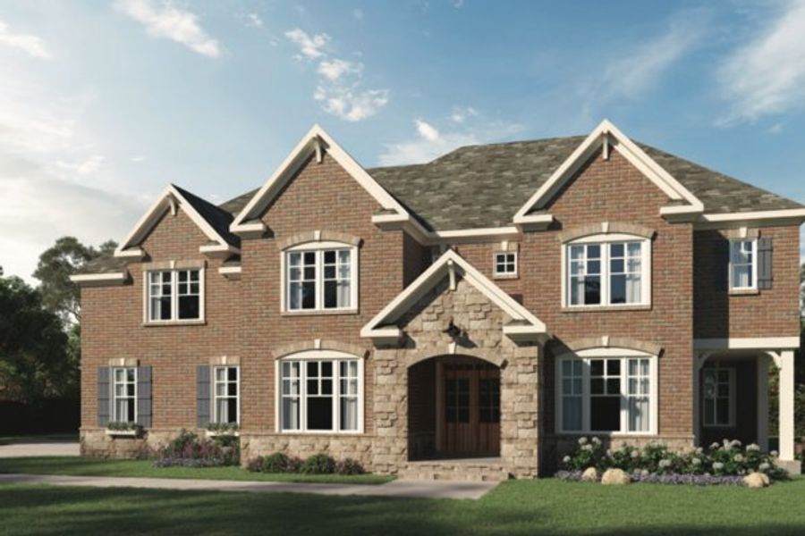 Representative exterior photo of a completed home built from the Adams by Kerley Family Homes in The Estates at Hurricane Pointe, Douglasville, GA (Image 6).