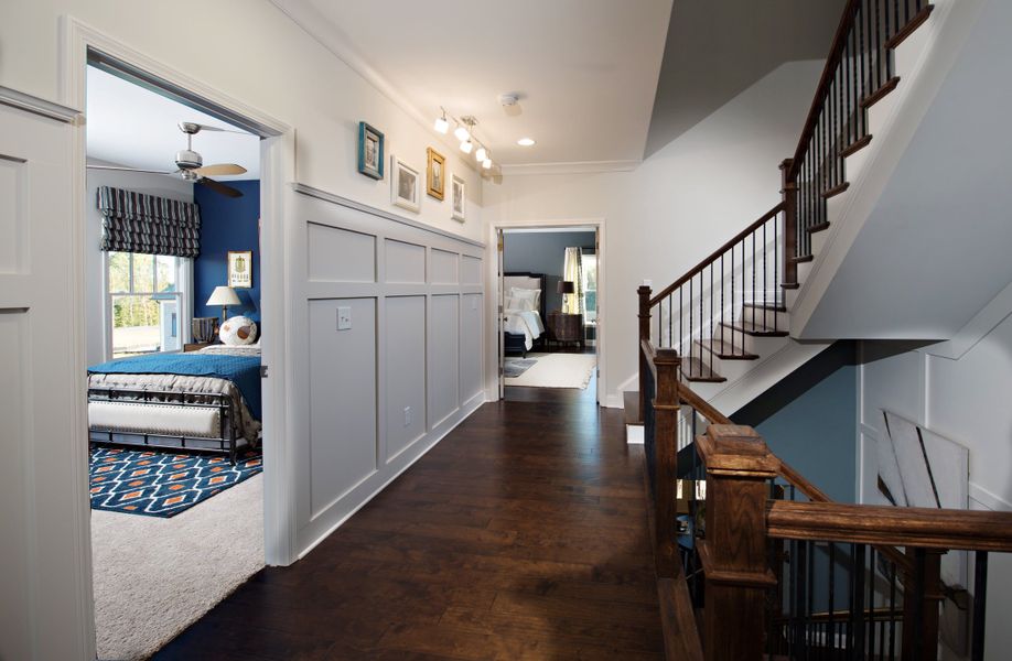 Montgomery Home Design Second Level Hallway Montgomery Home Design Second Level Hallway
