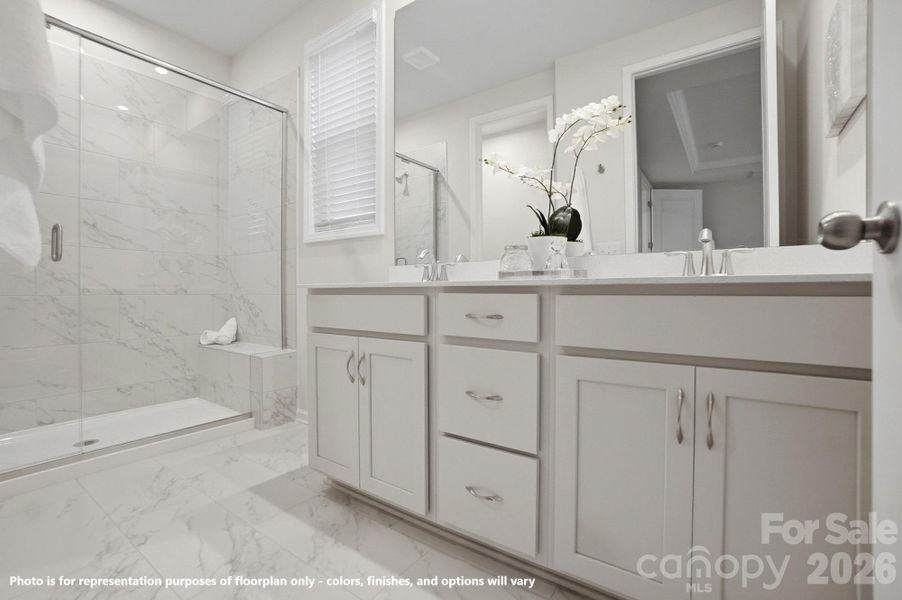 Photo is for representation purposes of floorplan only - colors, finishes, and options will vary