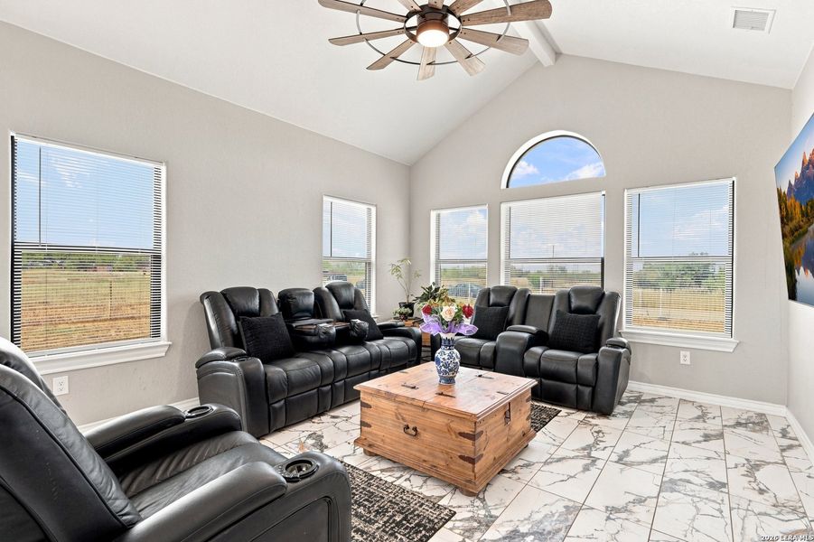 Furnished interior view inside a new home in , Von Ormy (Image 9).