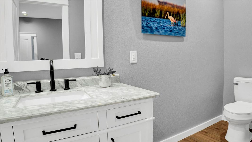 Furnished interior view inside a new home in , Crystal Beach (Image 8).