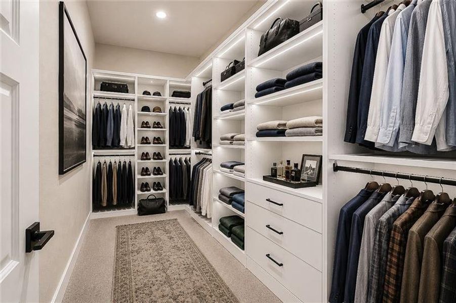 Furnished interior view inside a new home in , Acworth (Image 48).