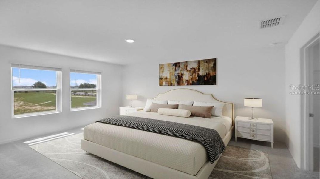 Furnished interior view inside a new home in Waterstone, Groveland (Image 6). Furnished interior view inside a new home in Waterstone, Groveland (Image 6).