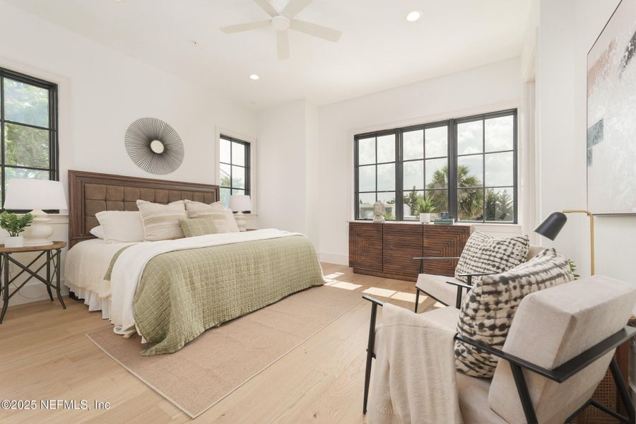 Furnished interior in a model home at Townhomes on 1st in Jacksonville Beach (Image 20).