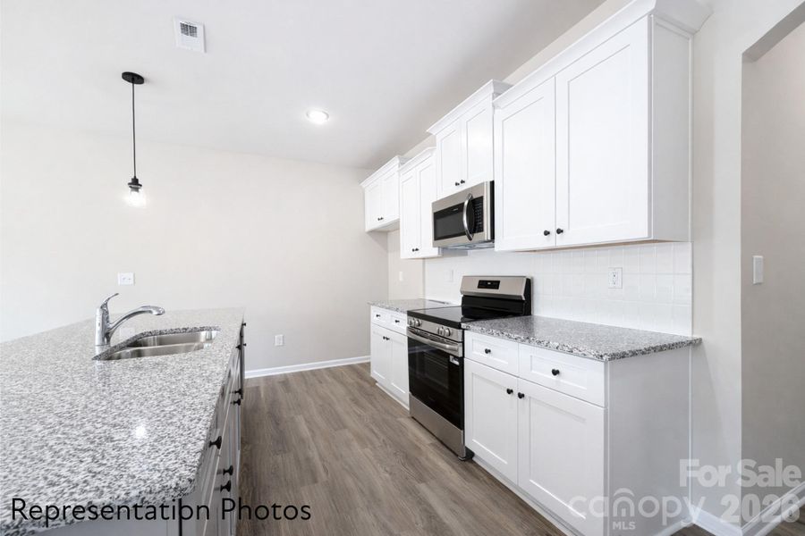Furnished interior view inside a new home in , Charlotte (Image 3).