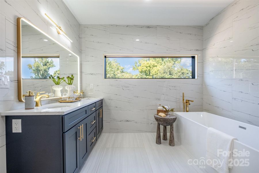 Furnished interior view inside a new home in , Charlotte (Image 22).