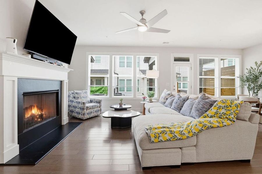 Furnished interior view inside a new home in , Cumming (Image 31).