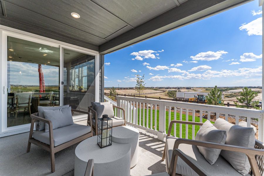Representative furnished interior of a home built from the Windsor by Taylor Morrison in Macanta City Collection, Castle Rock (Image 49).